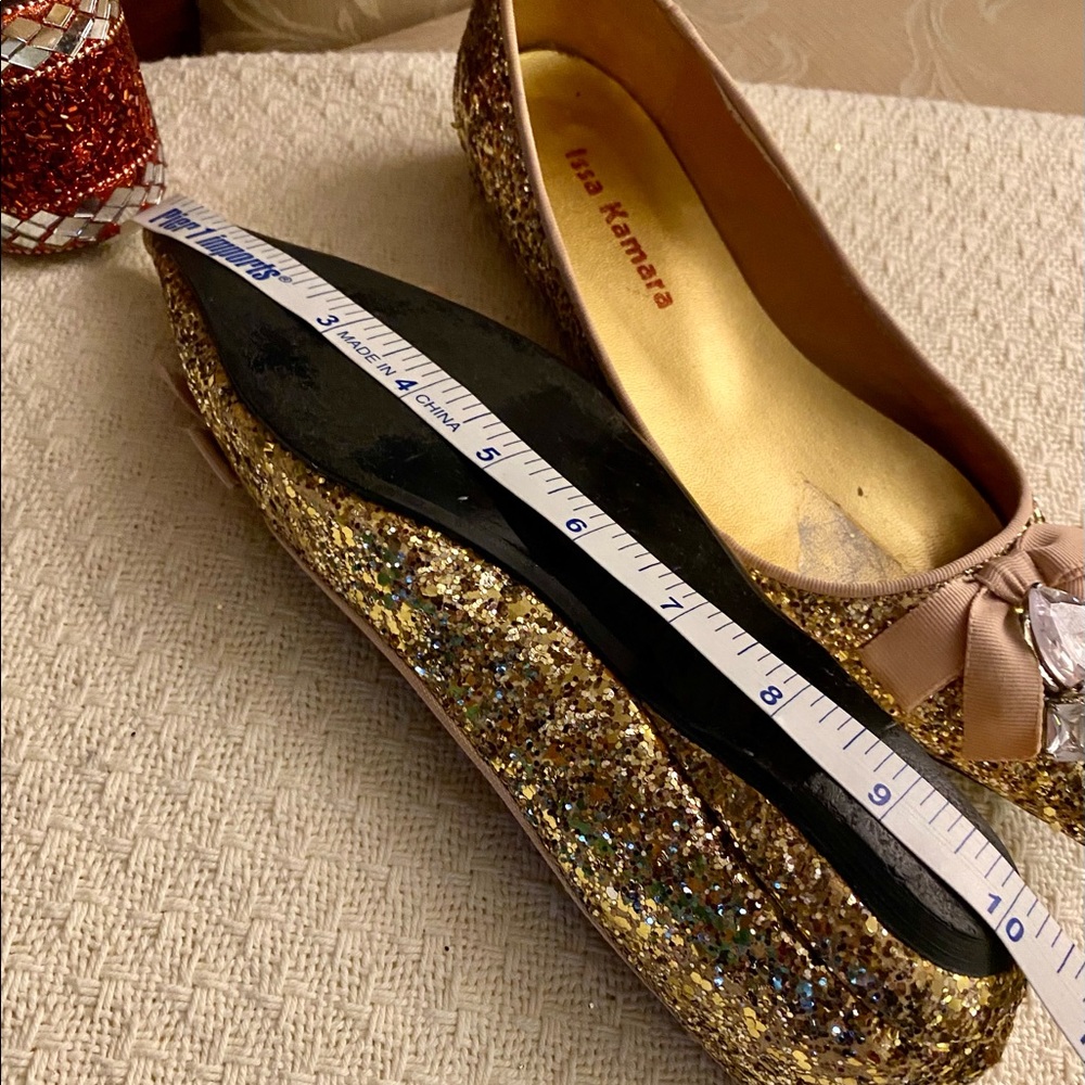 🌸 DONATED/ DONATED GLITTER FLAT SHOES - Picture 6 of 8